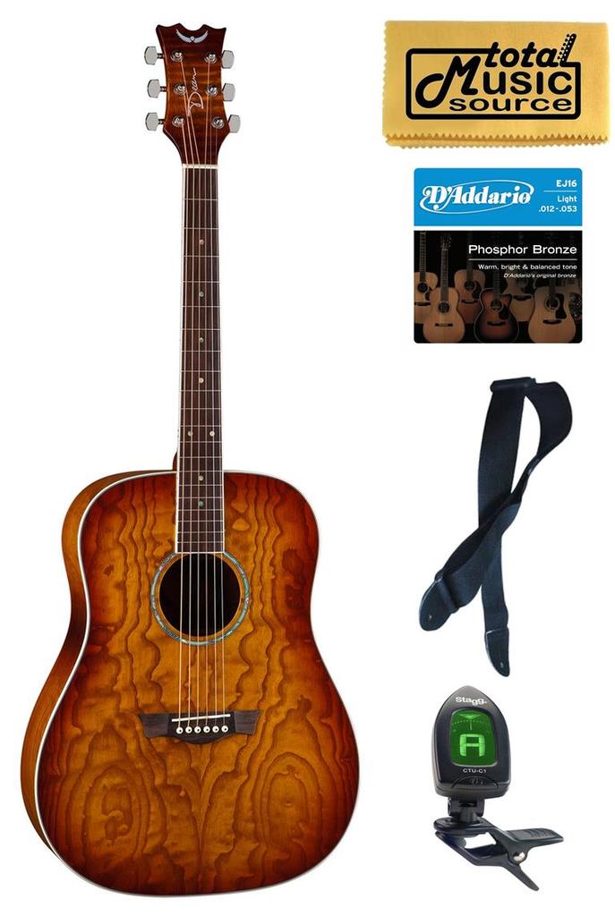 Dean Guitars AX DQA TSB PACK  Acoustic Guitar Bundle