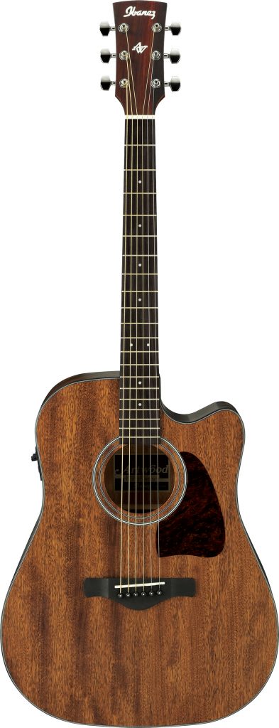 Ibanez AW54CEOPN Artwood Dreadnought Acoustic/Electric Guitar - Open Pore Natural