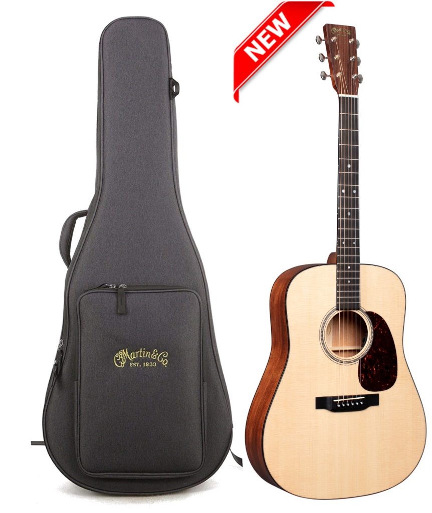Martin D-16E Sitk Spruce Top, Mahogany Body A/E Guitar, With Soft Case