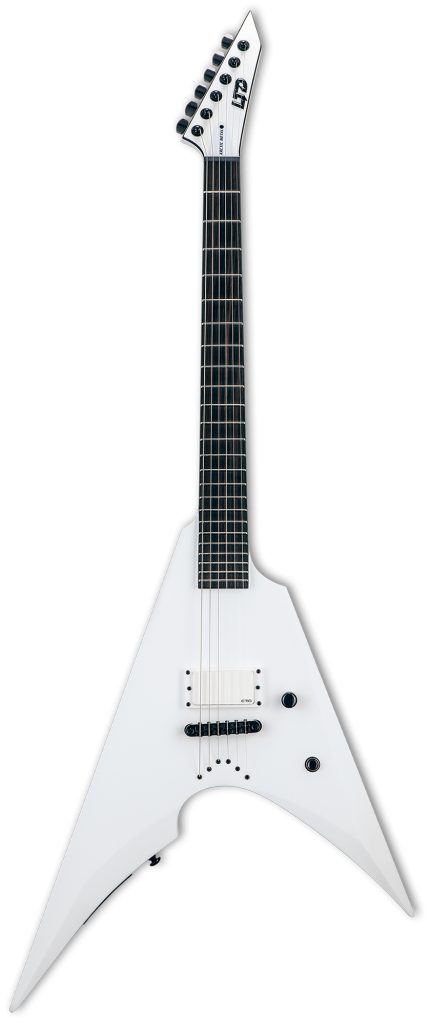 ESP LTD Arrow NT Arctic Metal Electric Guitar - Snow White Satin