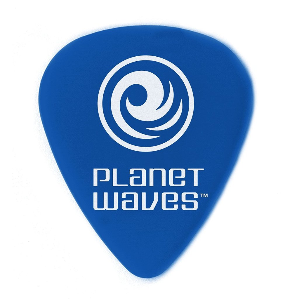 Planet Waves 10 Standard Guitar Picks - Duralin Blue,Medium/Heavy, 1DBU5-10
