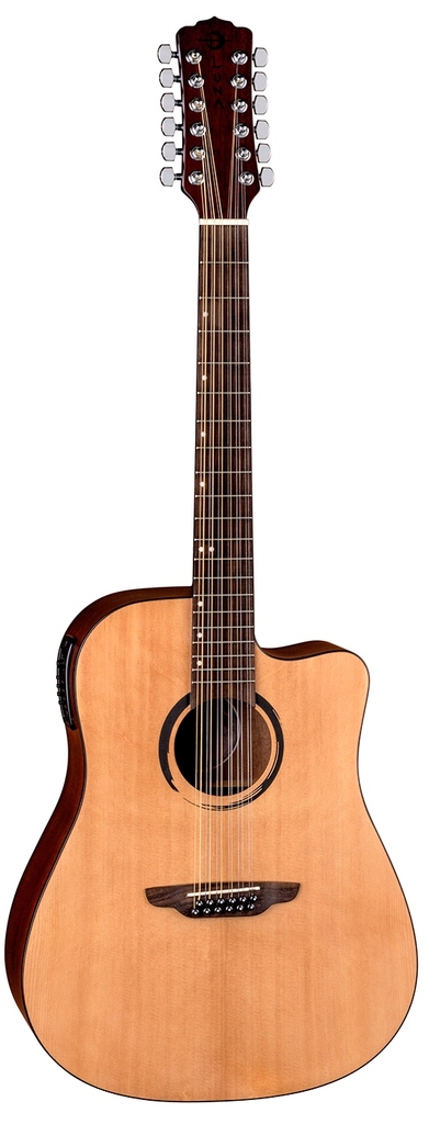 Luna WABI DC 12 12-String Acoustic-Electric Guitar, Natural