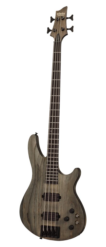 Schecter 1319 C-4 Apocalypse EX 4-String Bass Guitar, Rust Grey