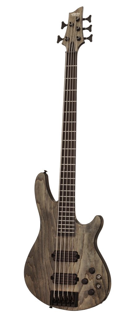 Schecter 1318 C-5 Apocalypse 5-String Bass Guitar, Rust Grey