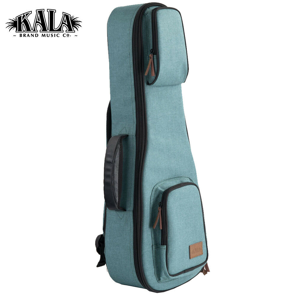 NEW Kala DC-B-TQ Bodega Blue Sonoma Coast Ukulele Baritone Case Backpack