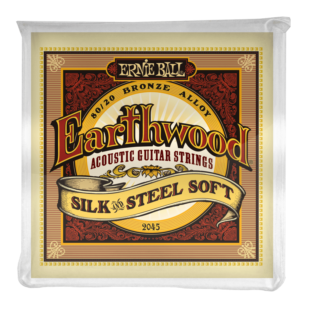 Ernie Ball P02045 Earthwood Silk and Steel Soft Acoustic Set, .011 - .052