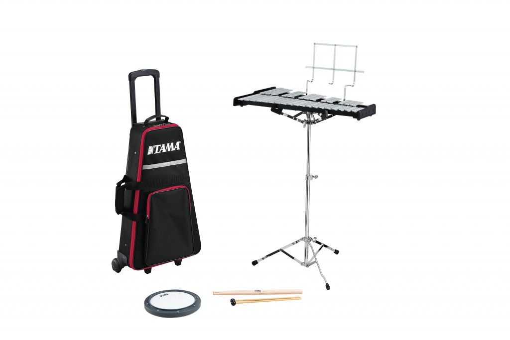 Tama Bell Kit with Stand and Rolling Bag, TBK100C