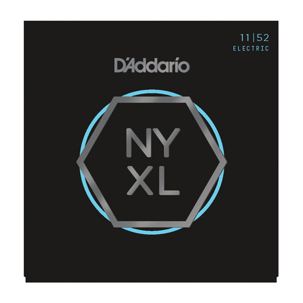D’Addario NYXL1152 Nickel Plated Electric Guitar Strings,Medium Top/Heavy Bottom,11-52