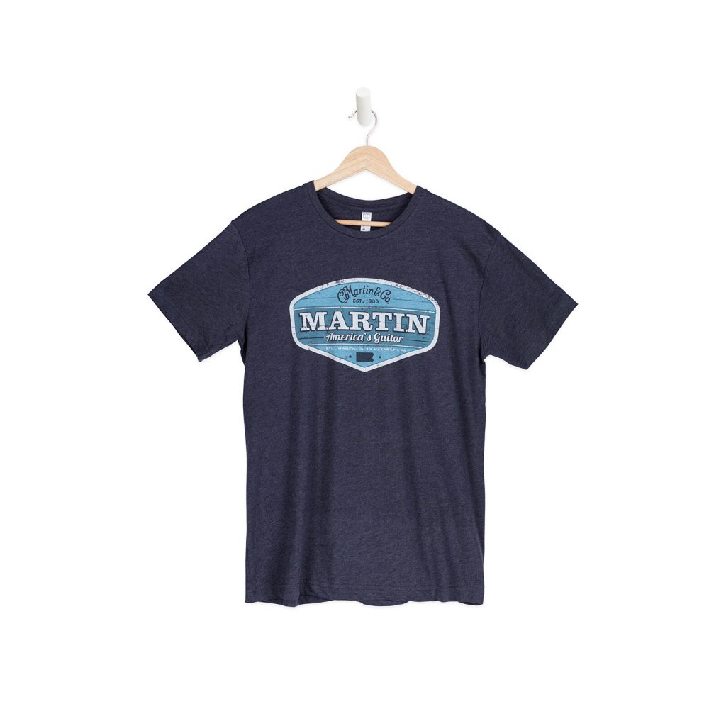 Martin 18CM0176 Retro T-Shirt, Navy, 3XL