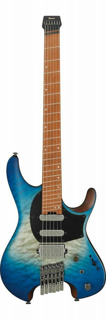 Ibanez QX54QM Electric Guitar Blue Sphere Burst Matte w/Soft Case