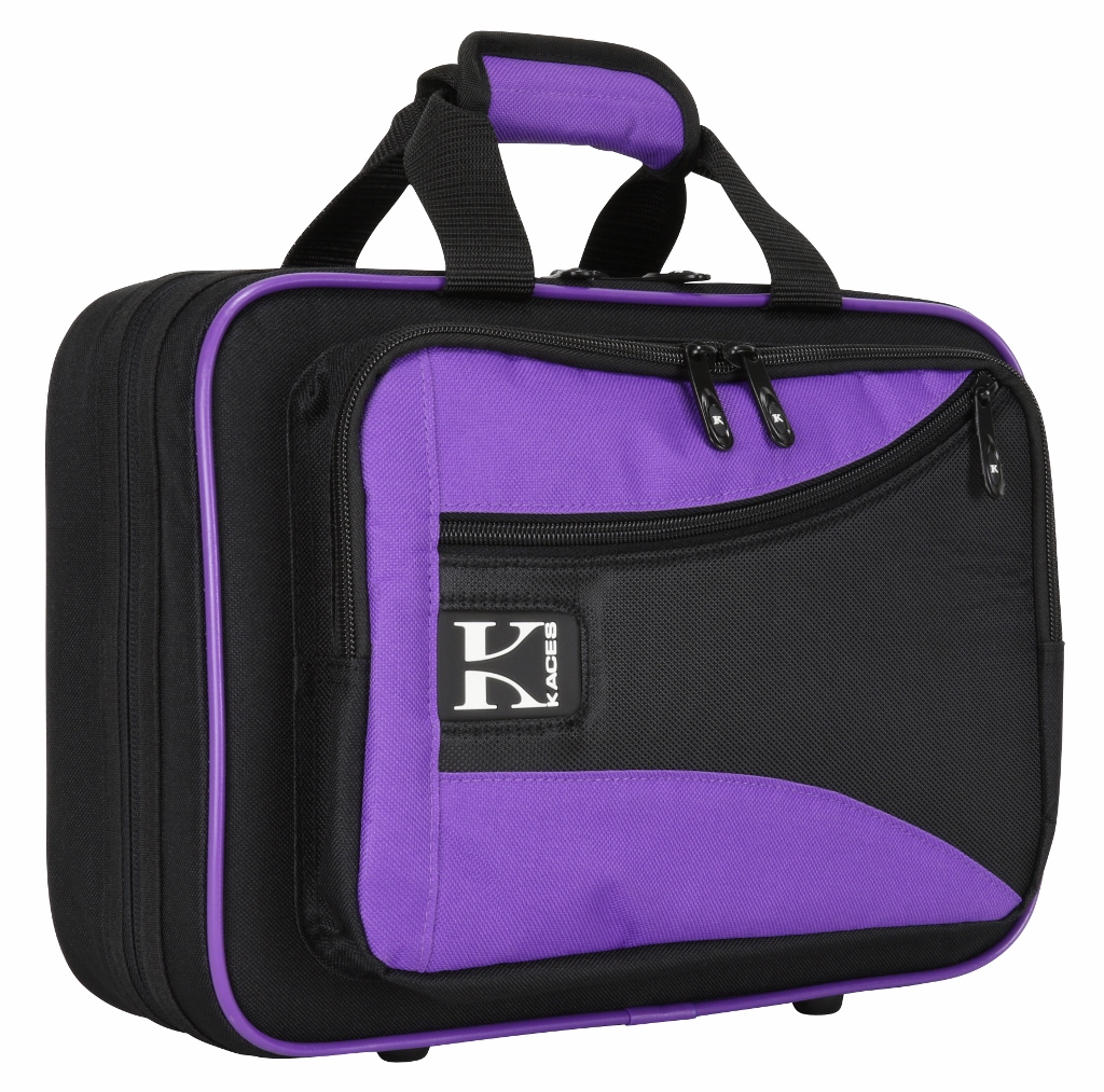 Kaces KBO-CLPP Lightweight Hardshell Clarinet Case, Purple