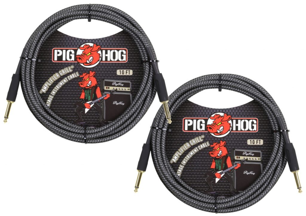 2 PACK Pig Hog Instrument Cable 