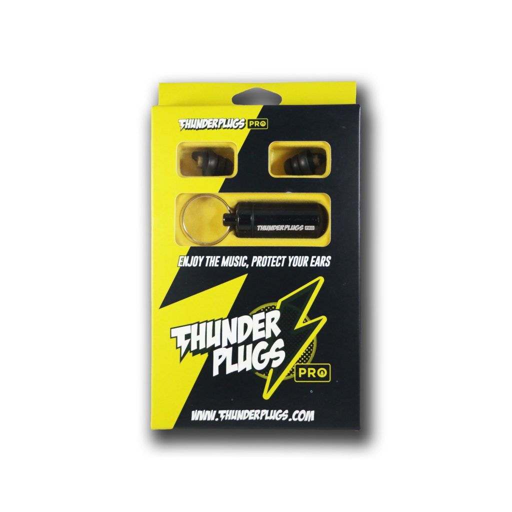 Thunderplugs Pro -26dB Filtered Earplugs for Music, TP-P1