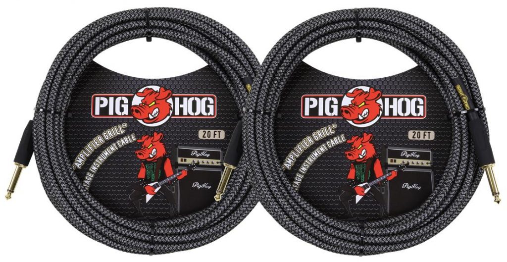 2 Pack Pig Hog Instrument Cable 