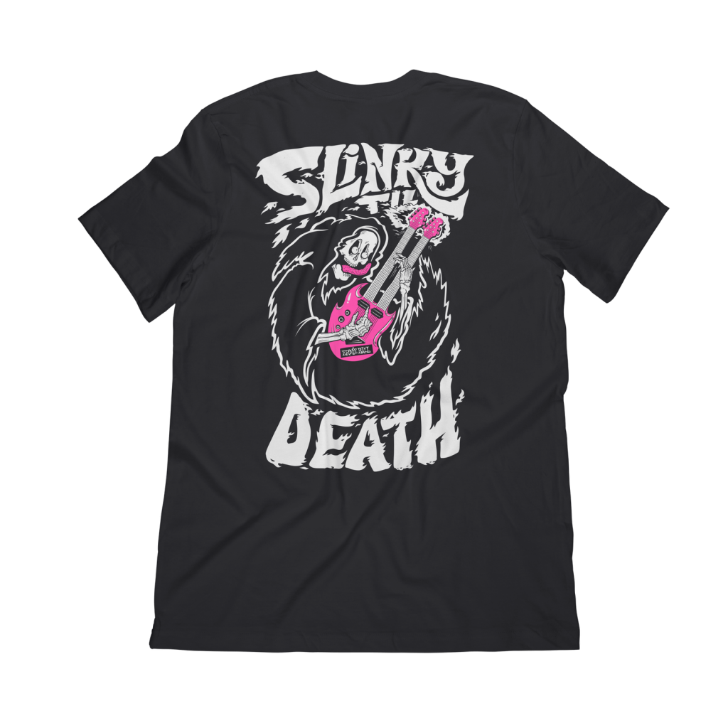 Ernie Ball Slinky Till Death T-Shirt- Large Black