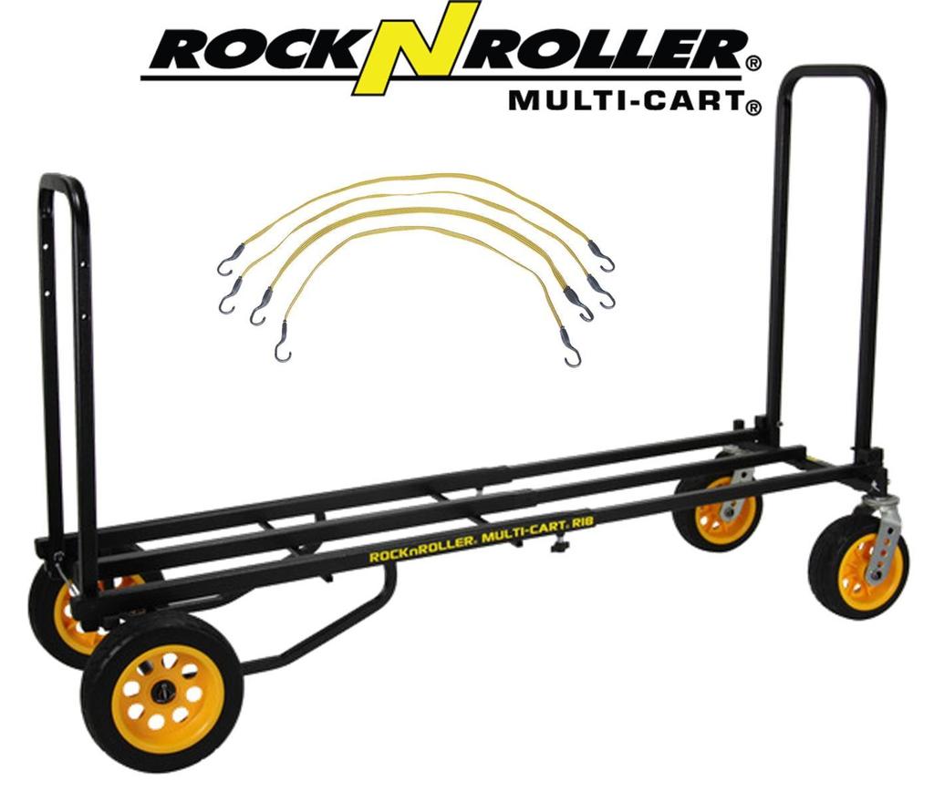 Rock n Roller Multi-Cart R18RT Ground Glider Mega With Flex Straps