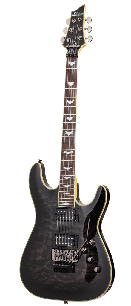 Schecter Omen Extreme-FR Electric Guitar, See-Thru Black, 2027