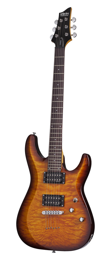 Schecter C-6 Plus VSB Solid-Body Electric Guitar, VSB, 444