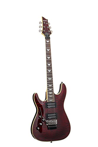 Schecter Omen Extreme-FR Electric Guitar (Black Cherry, Left Handed) 2010