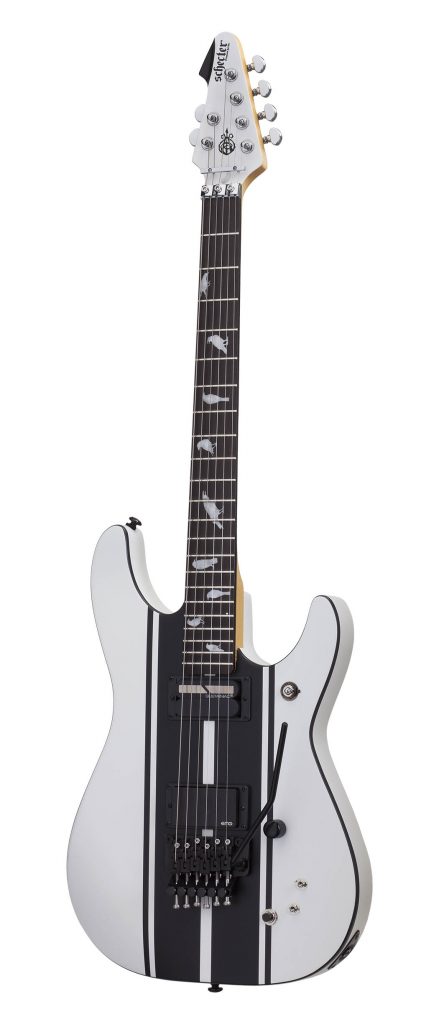 Schecter 279 Dj Ashba Electric Guitar, Satin White