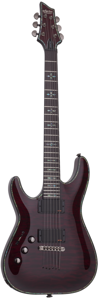 Schecter HELLRAISER C-1 LH Left-Handed Electric Guitar - Black Cherry, 1795