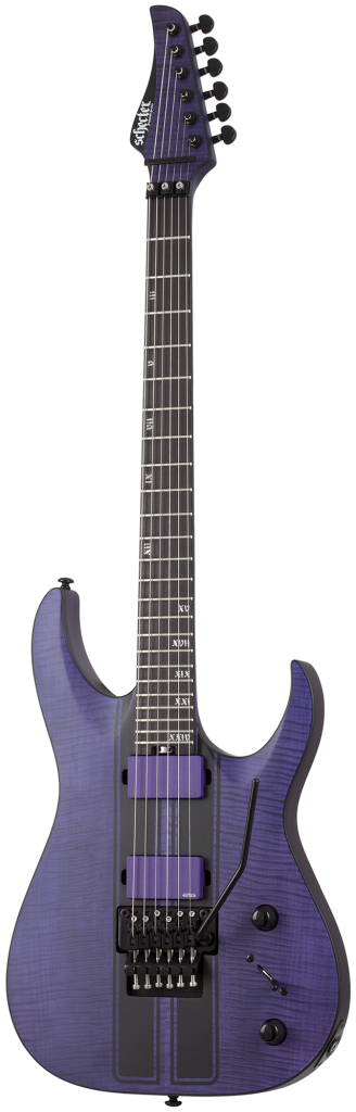 Schecter Banshee GT FR Electric Guitar Satin Trans Purple, 1521