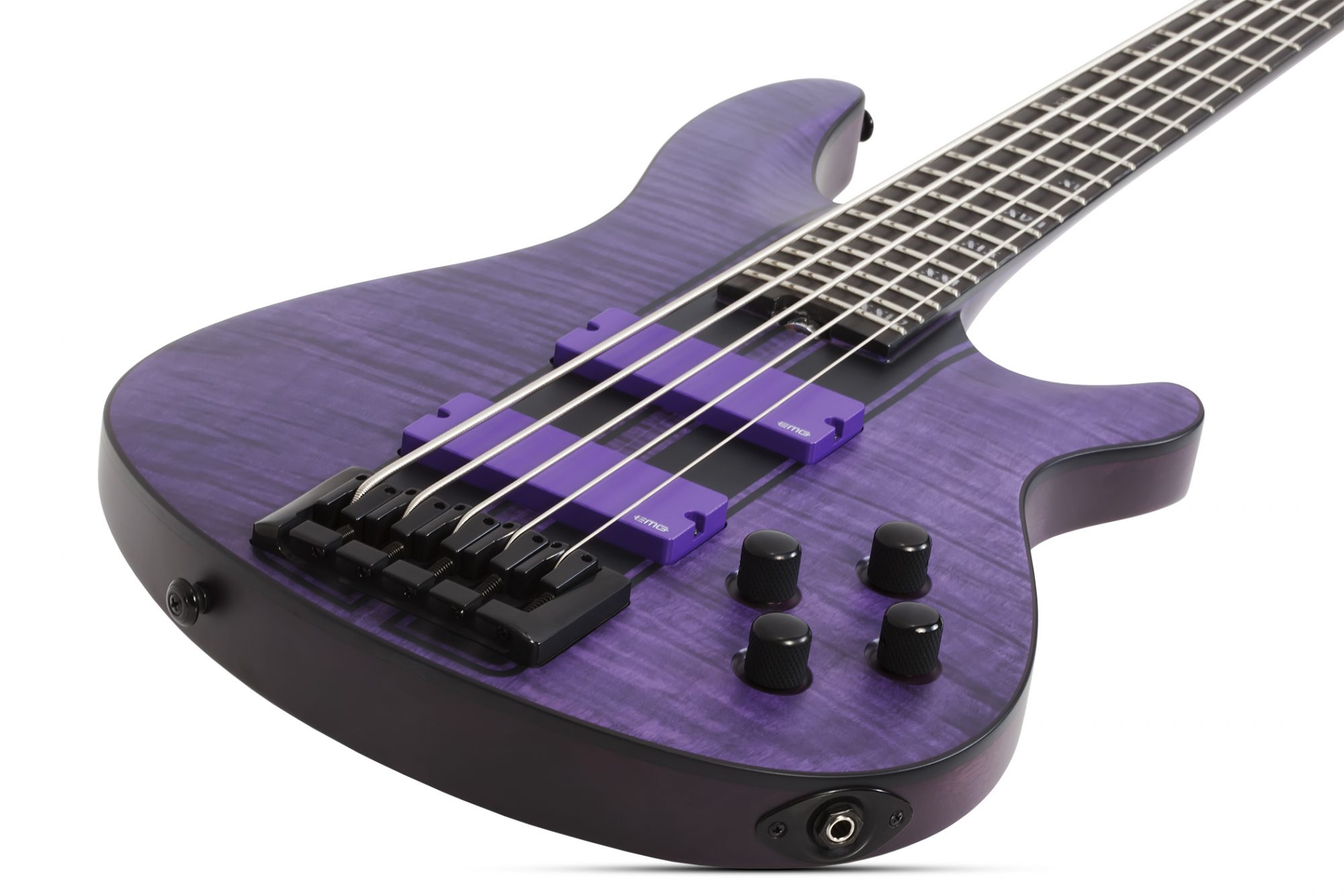 Schecter 1533 C-5 GT Bass - Satin Trans Purple - Total Music Source