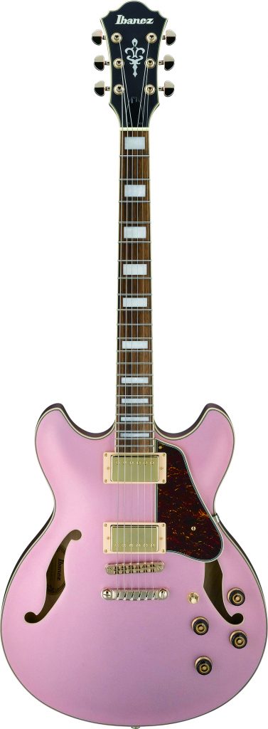 Ibanez Artcore AS73G Semi-Hollow Electric Guitar - Rose Gold Metallic Flat