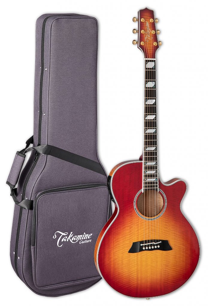Takamine TSP178AC Flamed Maple Thinline A/E Guitar Faded Cherry Sunburst