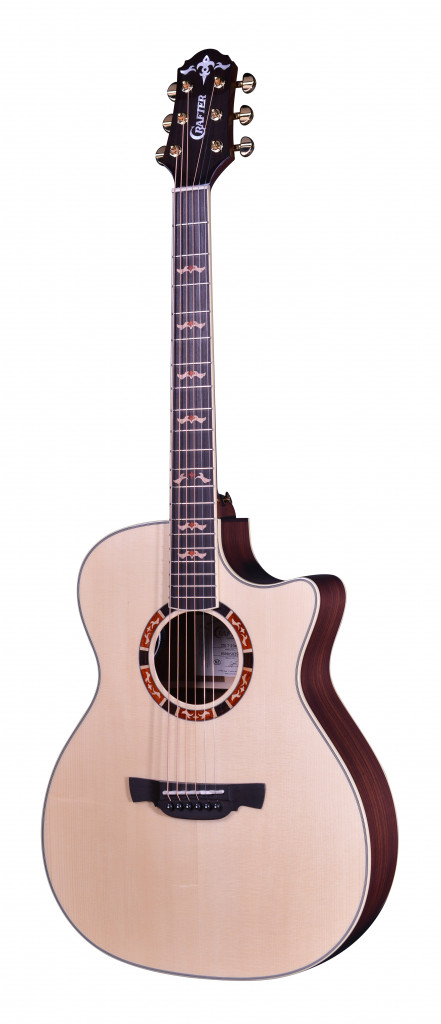 Crafter Stage 20 Series Orchestra A/E Cutaway Guitar, STG T20CE PRO