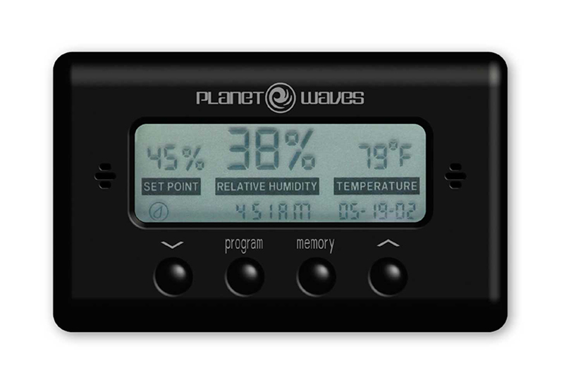 Planet Waves Humidity & Temperature Sensor, Easy to Read Digital Display, PW-HTS