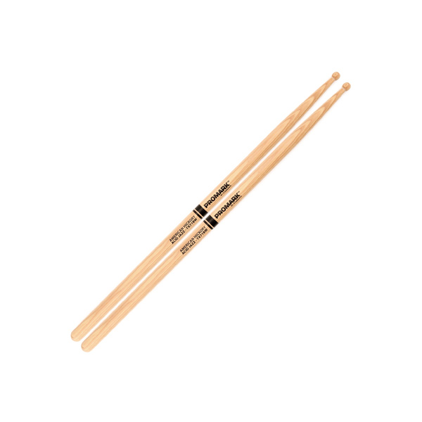 Promark Hickory 718 Finesse Wood Tip drumstick, Single Pair,TX718W