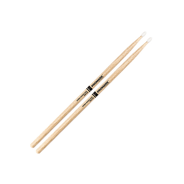 Promark PW7AN Japanese Shira Kashi White Oak 7A Nylon tip drumsticks
