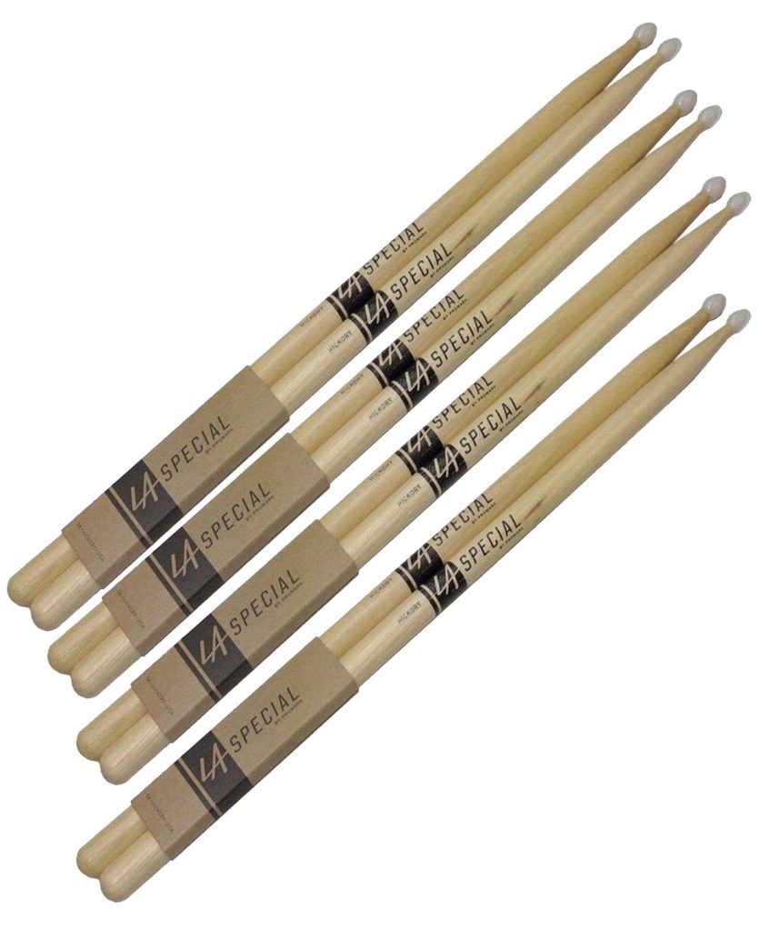 4 PACK Promark LA Special 5B Nylon Tip Drumstick, LA5BN-4
