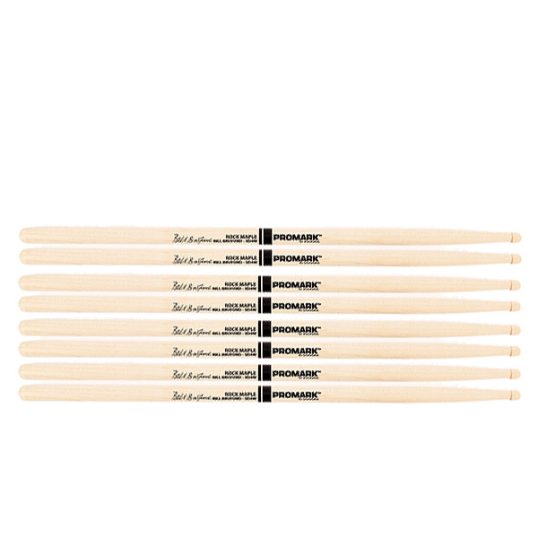 4 PACK Promark SD4W American Maple Bill Bruford Autograph Model Wood Tip SD4W-4