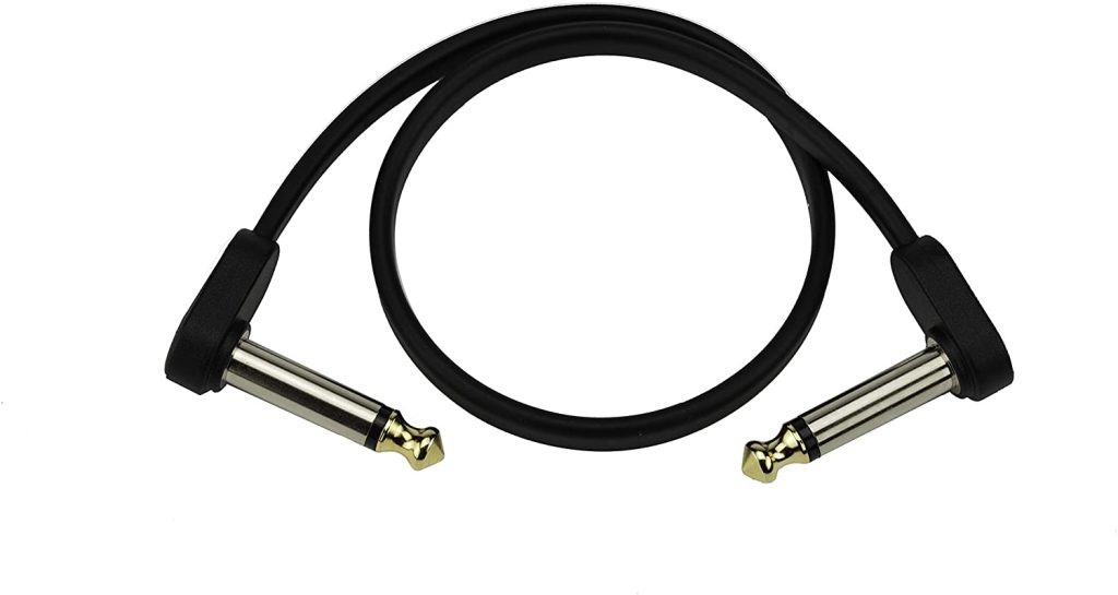 D'Addario Right Angled Flat Patch Cable - 12