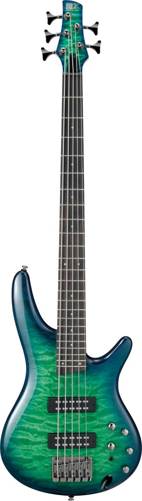 Ibanez Standard SR405EQM Bass Guitar - Surreal Blue Burst Gloss