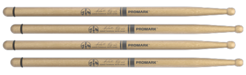 2 PACK ProMark TXDCBYOSW Signature BYOS, Hickory Tip Marching Drumsticks