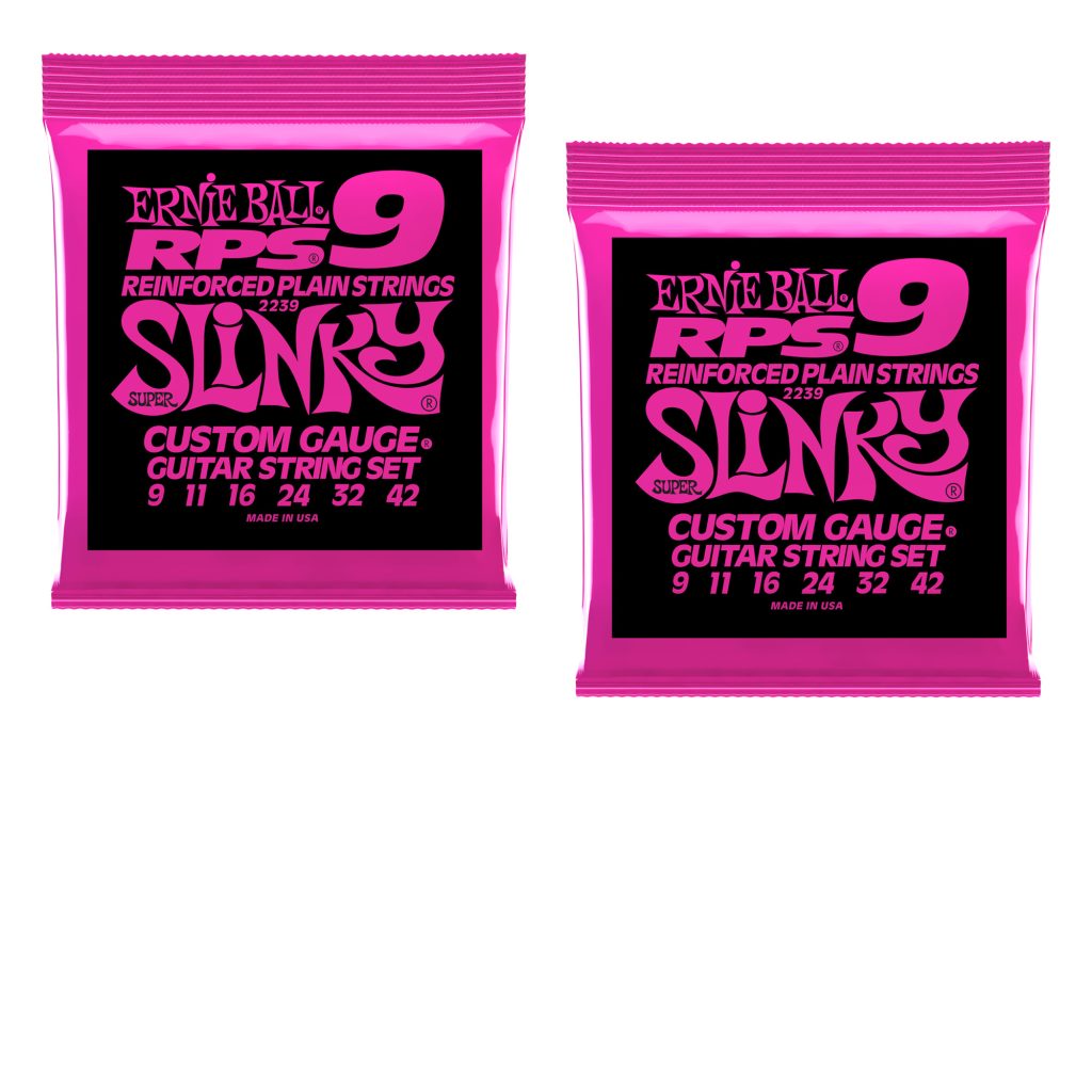 2 PACK Ernie Ball RPS Super Slinky Electric Guitar Strings, Made in USA
