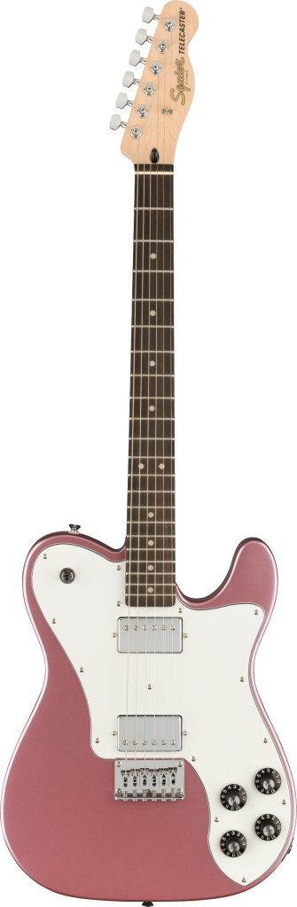 Squier Affinity Series Telecaster Deluxe Electric Guitar - Burgundy Mist with Laurel Fingerboard