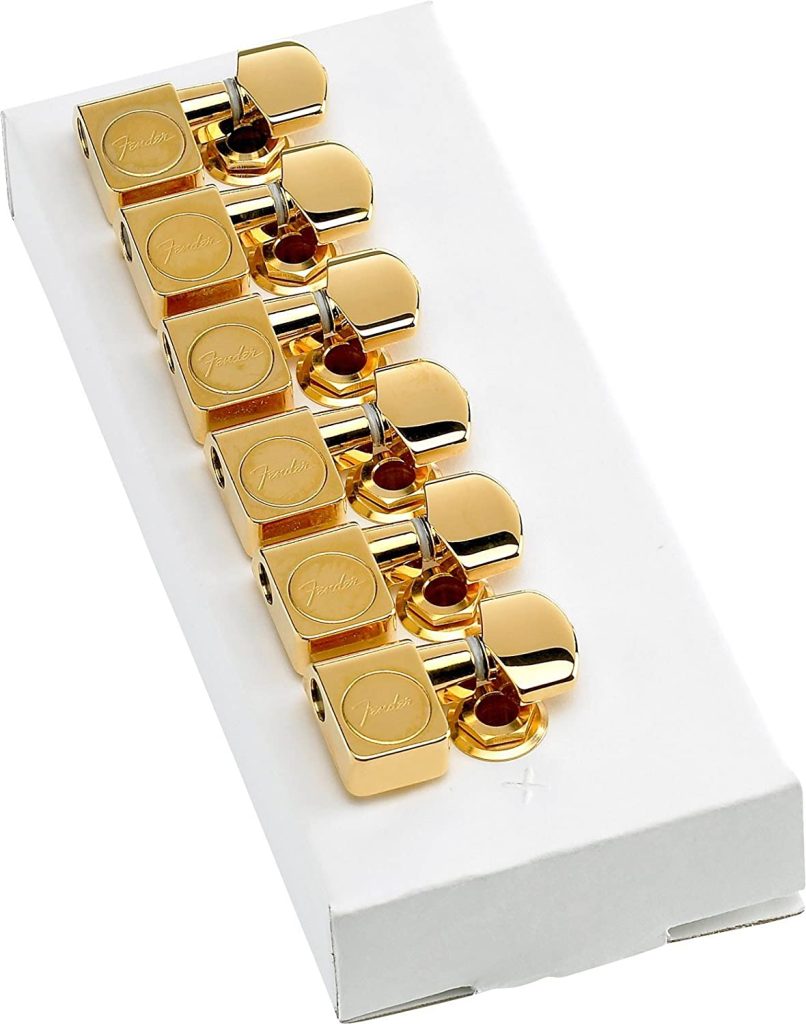 Fender American Professional Staggered Stratocaster/Telecaster Tuning Machines Set - Gold