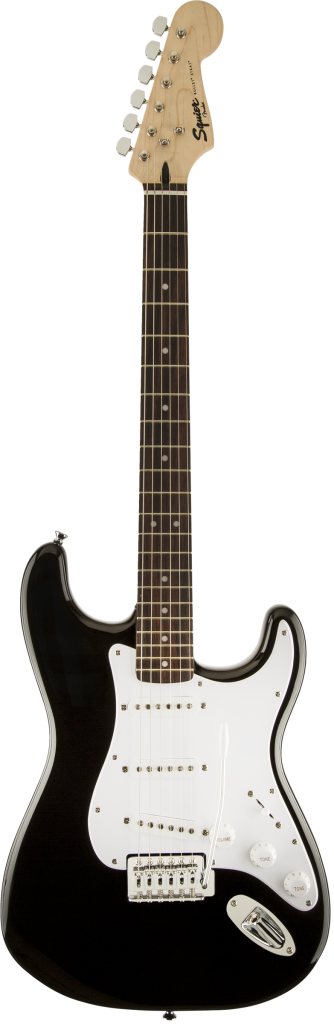 Squier by Fender Bullet Stratocaster Hard Tail Beginner Electric Guitar - Black