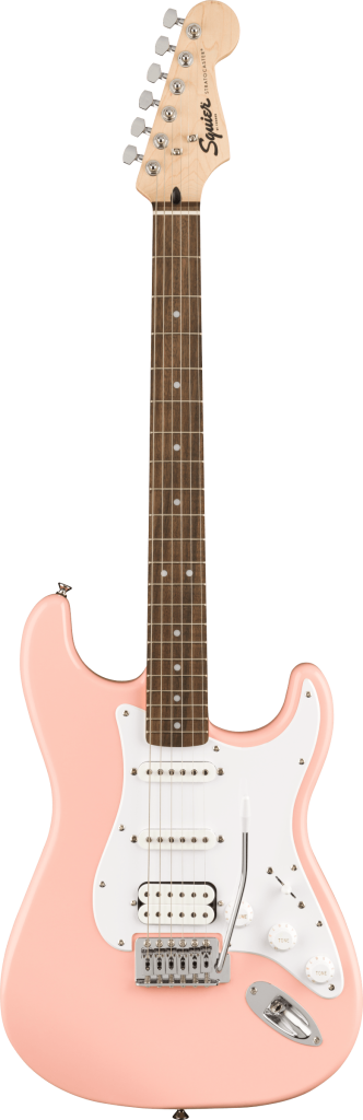 Squier Bullet Stratocaster Electric Guitar w/ Trem HSS - Shell Pink