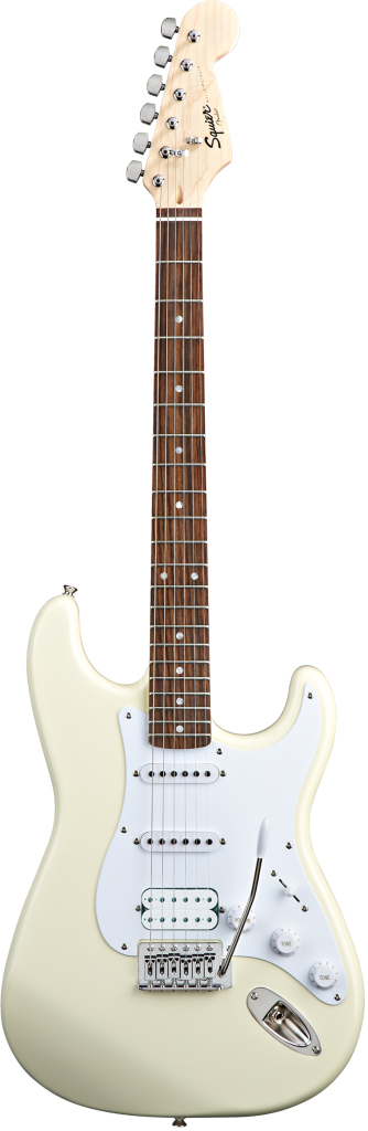 Squier Bullet Stratocaster Electric Guitar w/ Trem HSS - Acrtic White