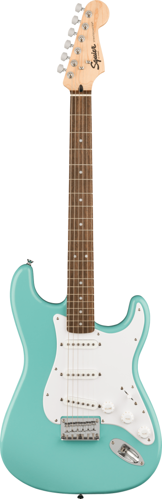 Squier Bullet Strat HT - Tropical Turquoise with Indian Laurel Fingerboard