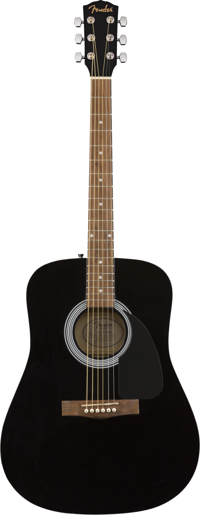 Fender FA-115 Dreadnought Acoustic Guitar Pack, Black