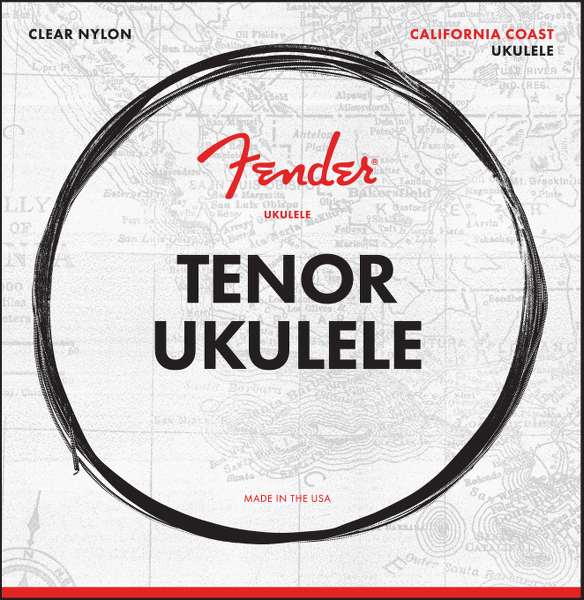 Fender California Coast Clear Nylon Tenor Ukulele Strings