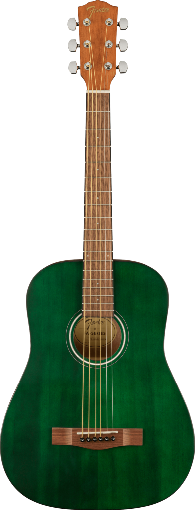 Fender FA-15 3/4 Size Steel String Acoustic with Gig Bag - Green