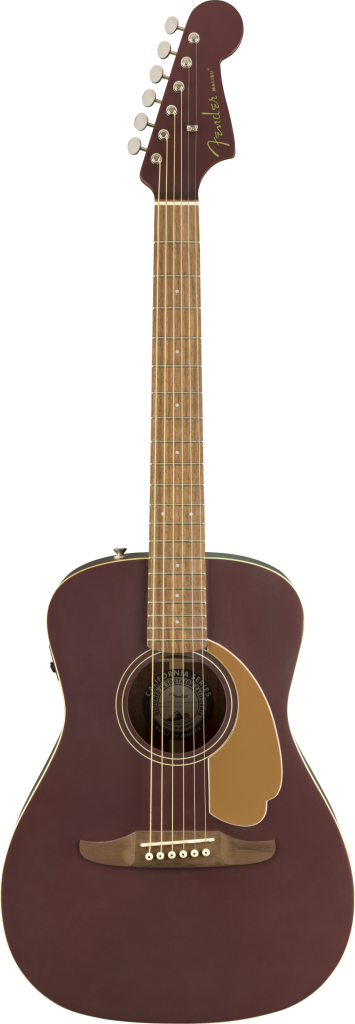 Fender Malibu Player A/E Guitar - Burgundy Satin - Walnut Fingerboard