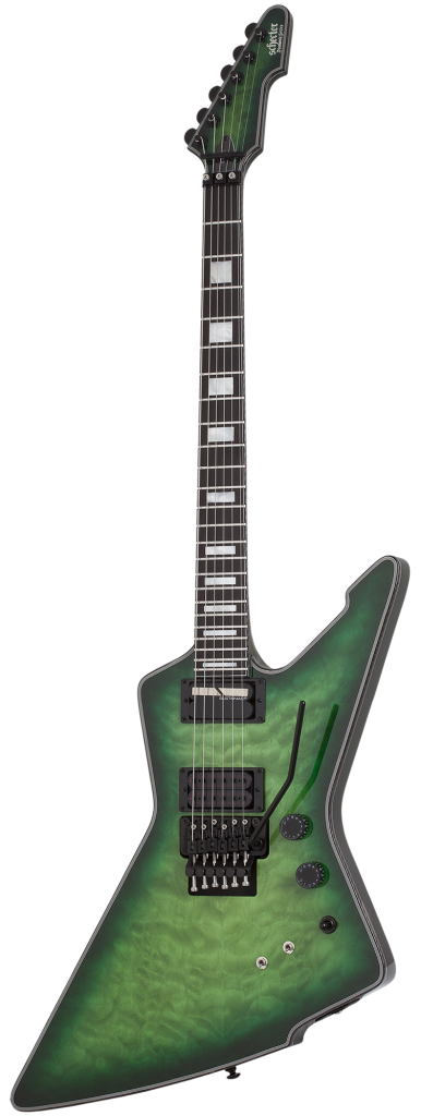 Schecter E-1 FR S Special-edition Electric Guitar - Green Burst